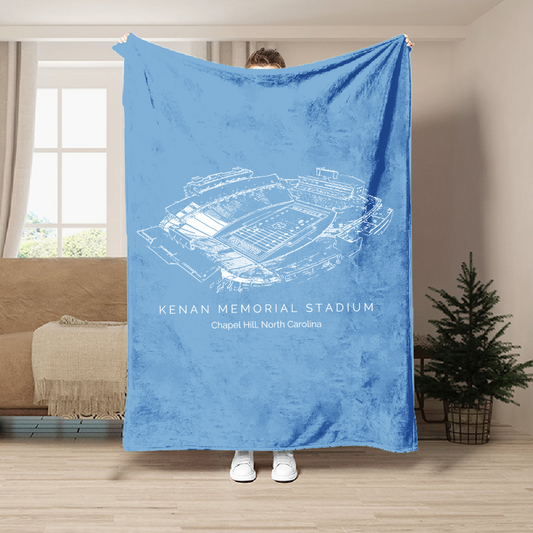 Kenan Memorial Stadium - North Carolina Tar Heels football, College Football Blanket