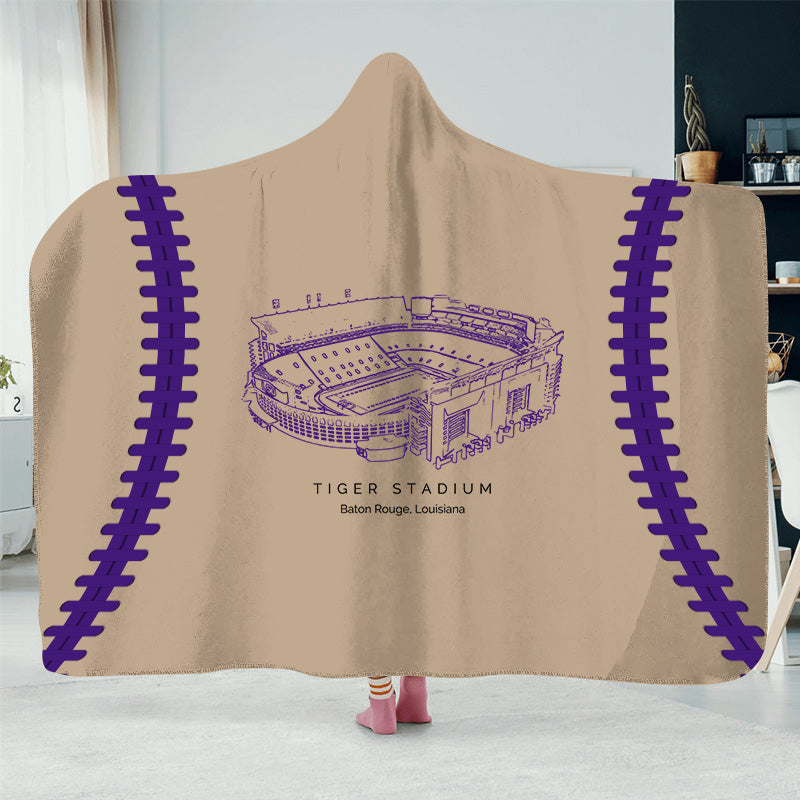 Tiger Stadium (LSU) - LSU Tigers football, College Football Hat Blanket