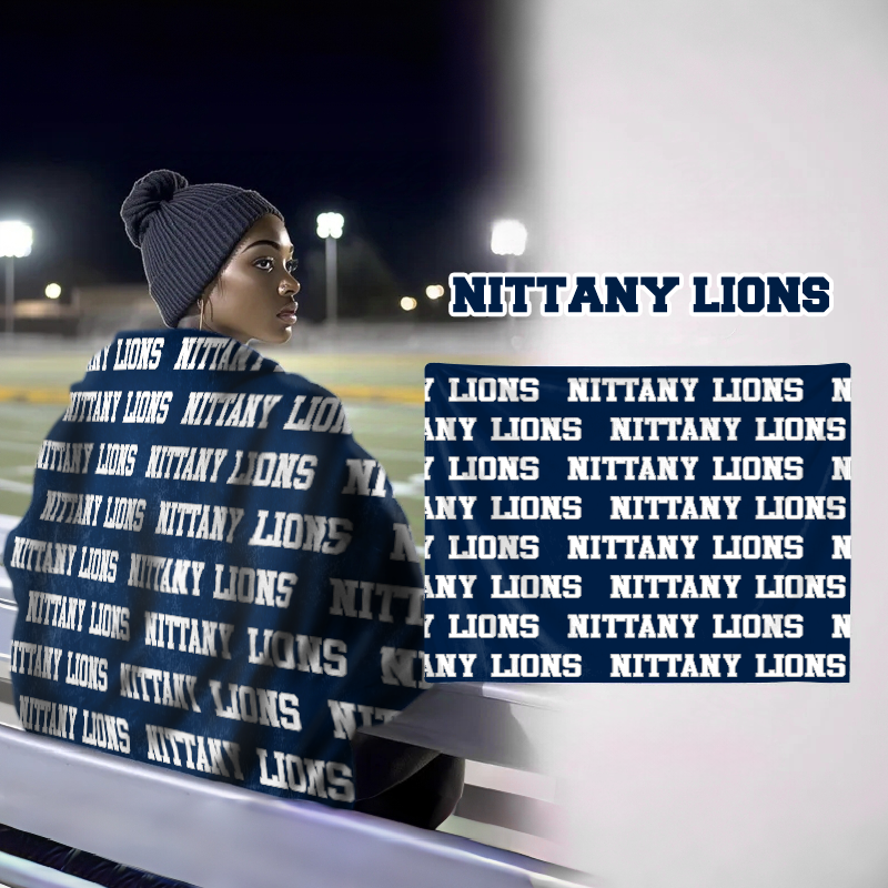 Personalized Nittany Lions Bleacher Blanket