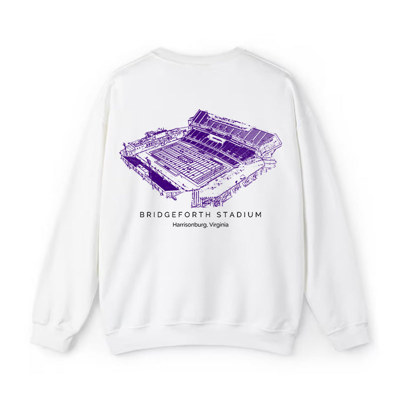 Bridgeforth Stadium James Madison University Unisex Crewneck Sweatshirt