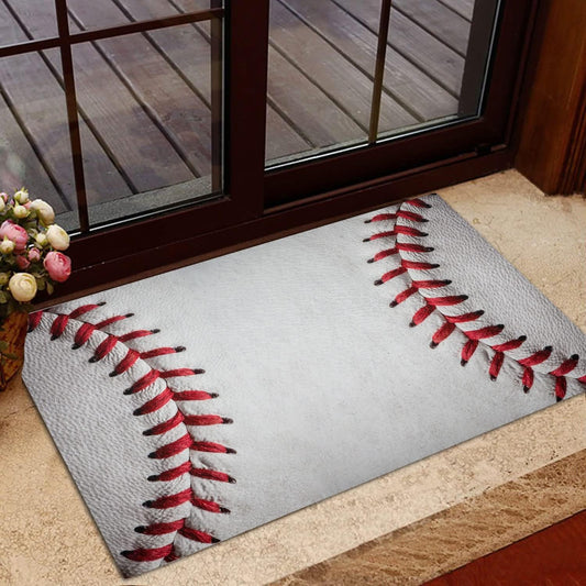 Baseball Welcome Mats, Baseball Doormat, Housewarming Gift, Baseball Gift, Porch Decor, Outdoor Doormat, Front Door Doormat Decoration