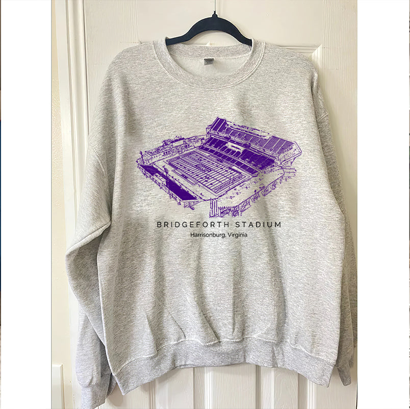 Bridgeforth Stadium James Madison University Unisex Crewneck Sweatshirt