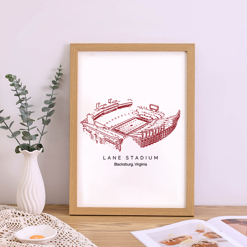 Lane Stadium - Virginia Tech Hokies football, College Football Frame