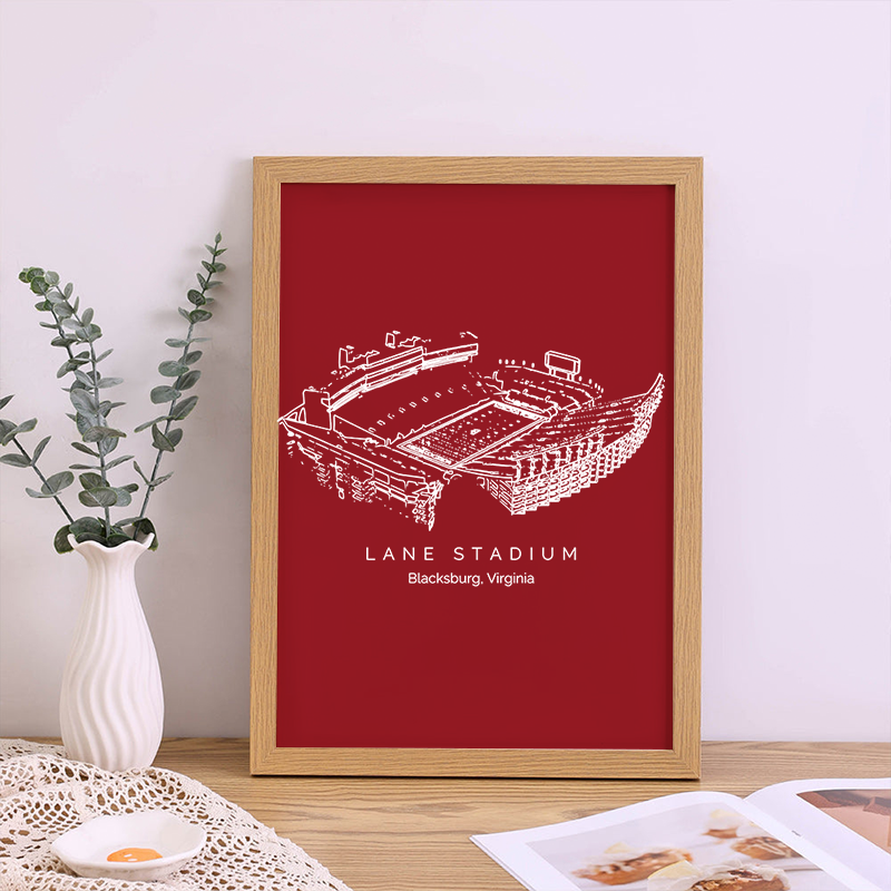 Lane Stadium - Virginia Tech Hokies football, College Football Frame