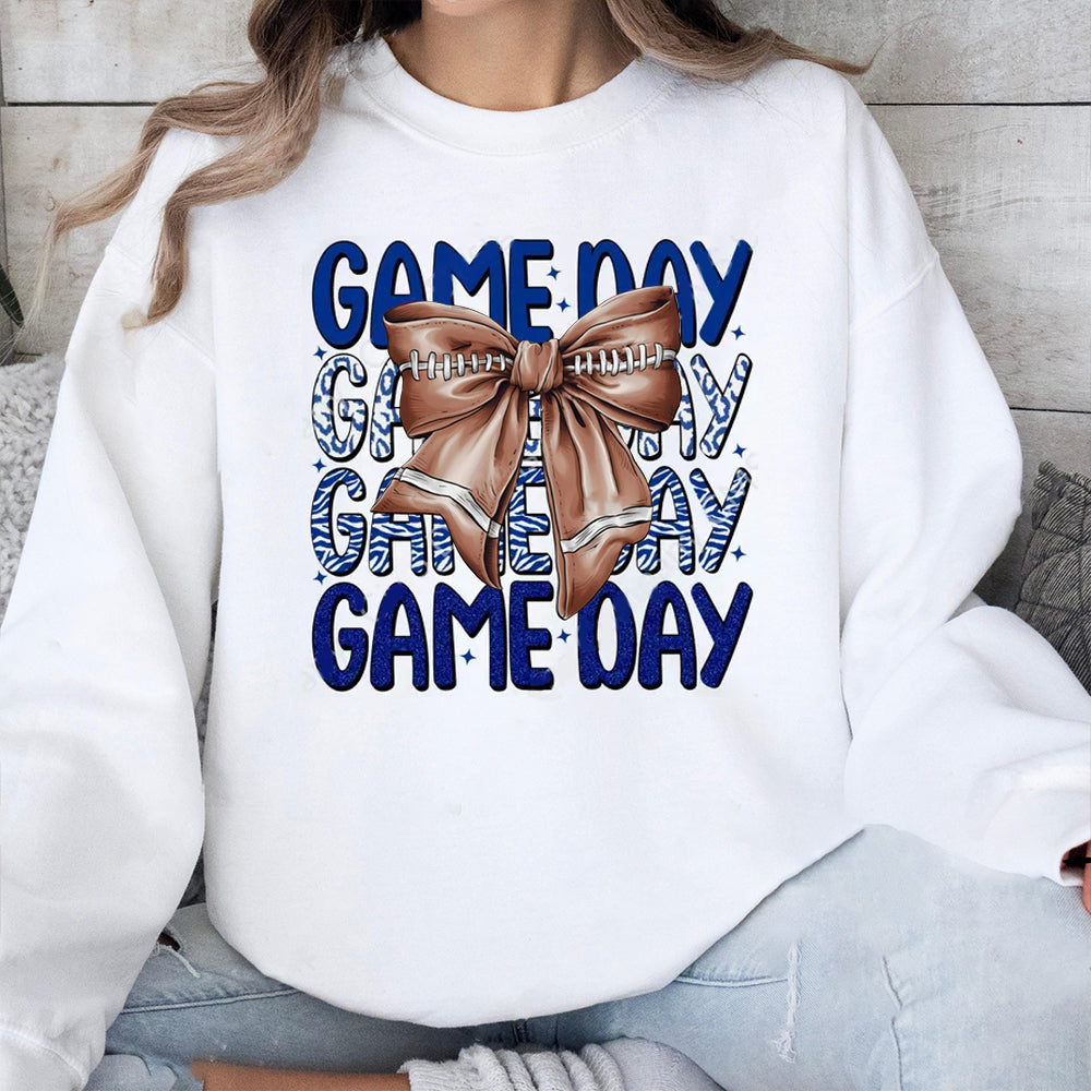 James Madison Dukes football Game Day Football Bow-Knot Sweatshirt