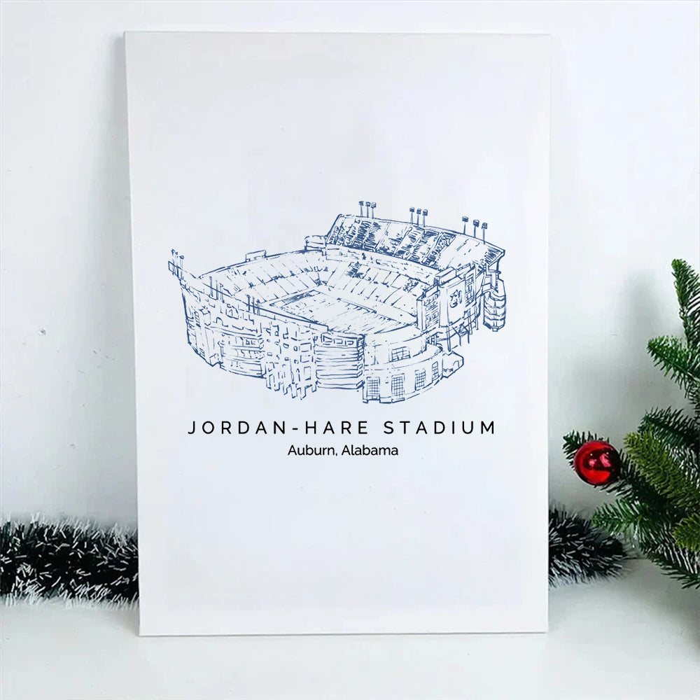 Jordan-Hare Stadium - Auburn Tigers football,College Football Frame