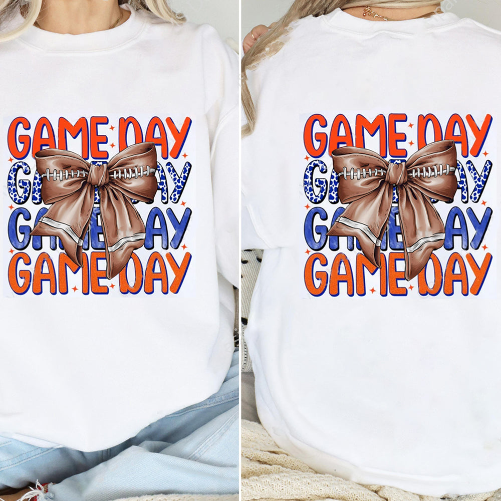 Florida Gators football Game Day Football Bow-Knot Sweatshirt