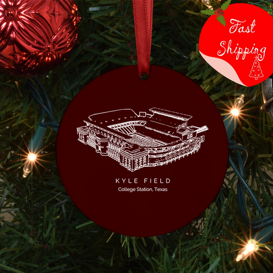 Kyle Field - Texas A&M Aggies football, College Football Ceramic Christmas Ornament