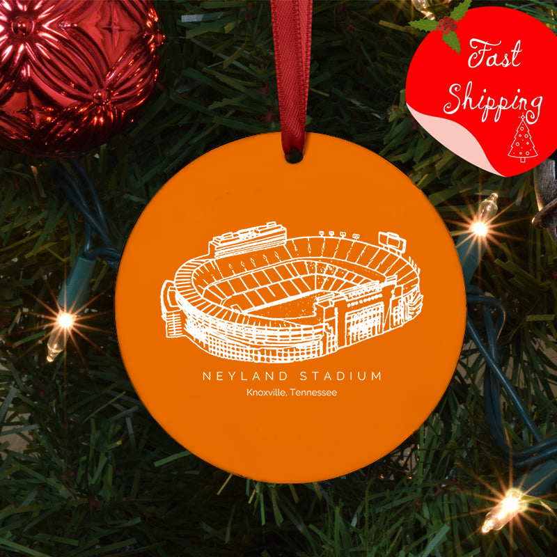 Neyland Stadium - Tennessee Volunteers football, College Football Ceramic Christmas Ornament