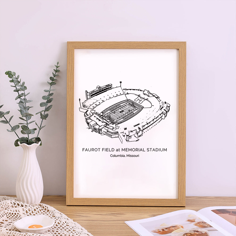 Faurot Field at Memorial Stadium - Missouri Tigers football, College Football Frame