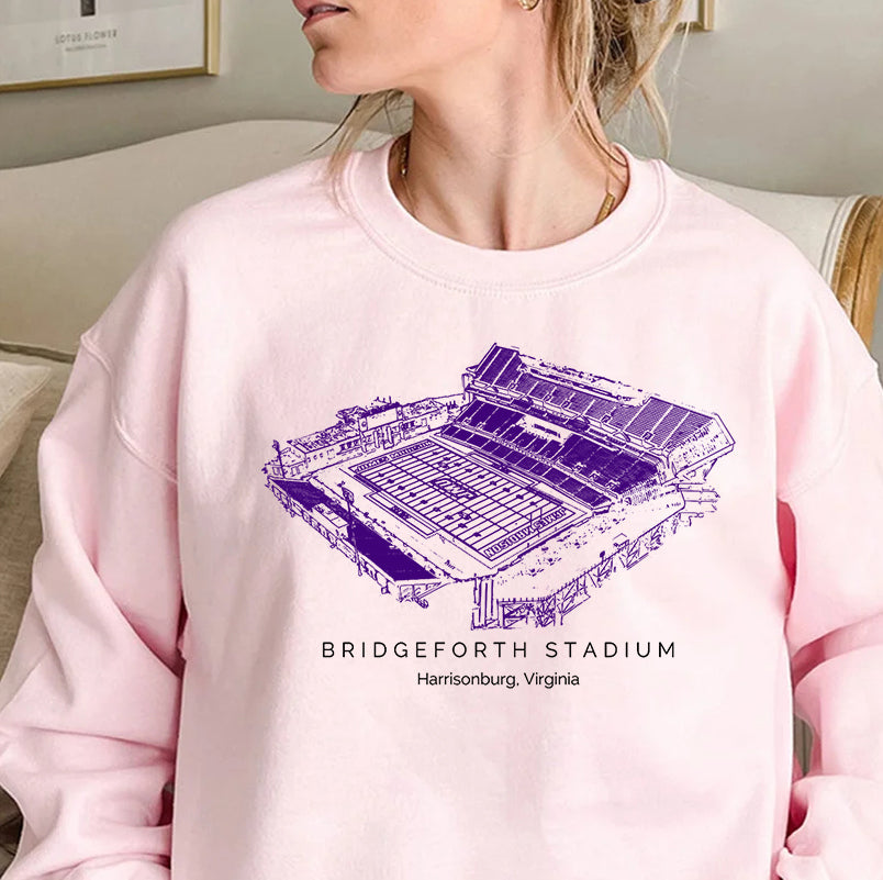 Bridgeforth Stadium James Madison University Unisex Crewneck Sweatshirt