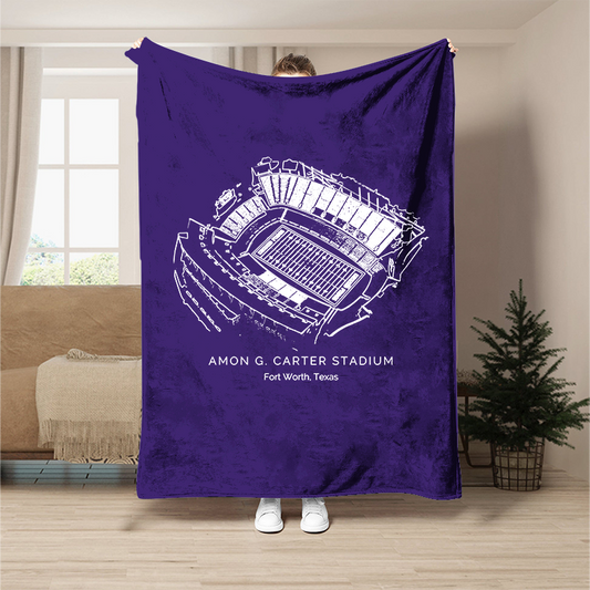 Amon G. Carter Stadium - TCU Horned Frogs football,College Football Blanket