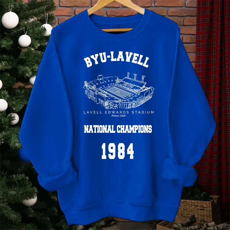 LaVell Edwards Stadium Brigham Young University Champion Unisex Crewneck Sweatshirt