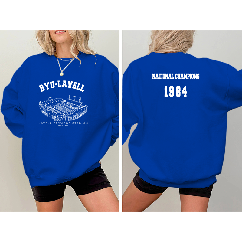 LaVell Edwards Stadium Brigham Young University Champion Unisex Crewneck Sweatshirt