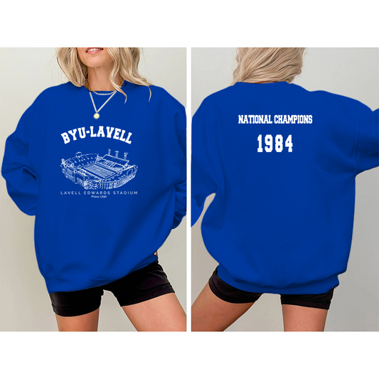 LaVell Edwards Stadium Brigham Young University Champion Unisex Crewneck Sweatshirt