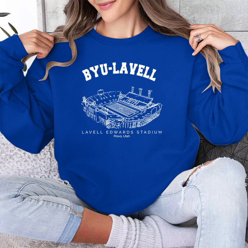 LaVell Edwards Stadium Brigham Young University Champion Unisex Crewneck Sweatshirt