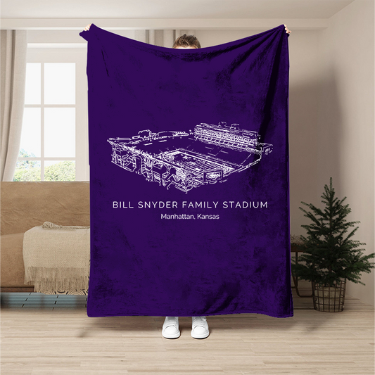 Bill Snyder Family Stadium - Kansas State Wildcats football, College Football Blanket