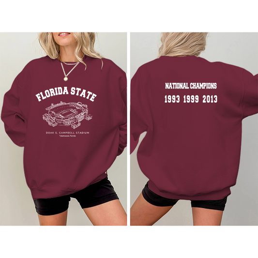 Florida State Stadium Champion Unisex Crewneck Sweatshirt