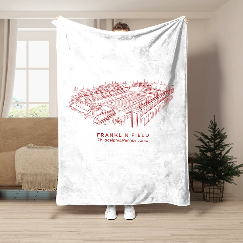 Franklin Field- Penn Quakers football,College Football Blanket