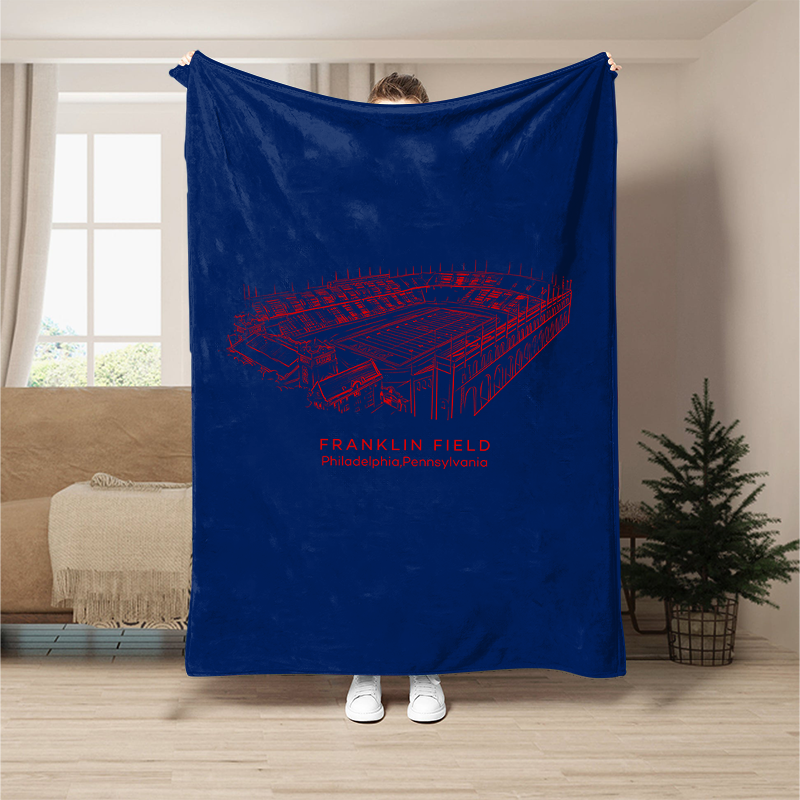 Franklin Field- Penn Quakers football,College Football Blanket