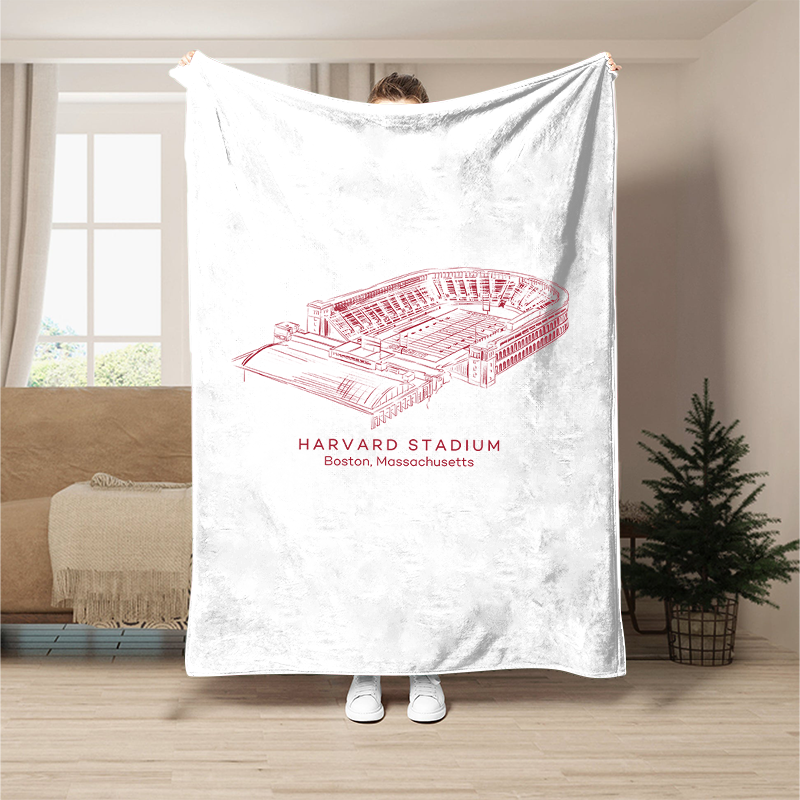 Harvard Stadium- Harvard Crimson football,College Football Blanket