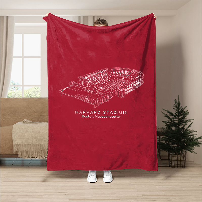 Harvard Stadium- Harvard Crimson football,College Football Blanket