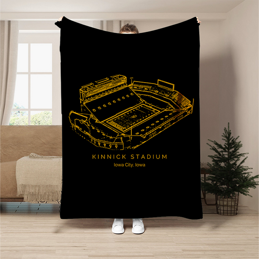 Kinnick Stadium - Iowa Hawkeyes football, College Football Blanket