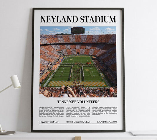 Neyland Stadium Digital Printable Frame/Poster