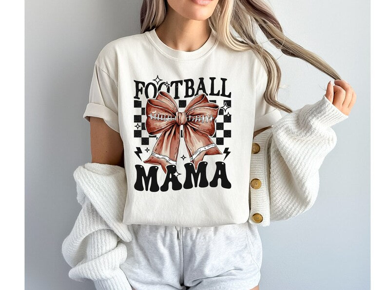 Comfort Coquette Football Mama Shirt, Game Day Shirt