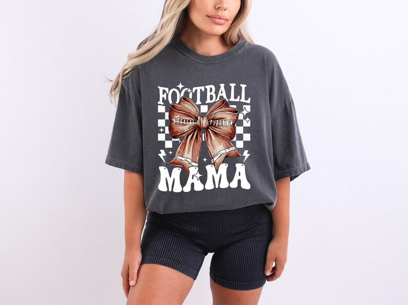 Comfort Coquette Football Mama Shirt, Game Day Shirt