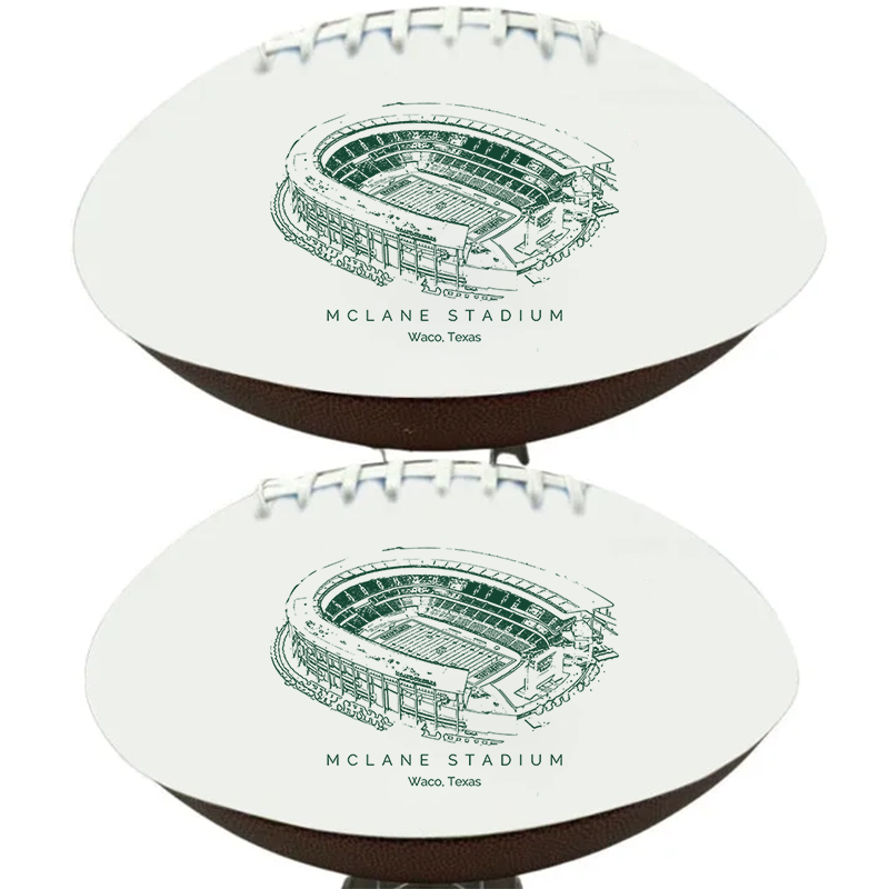 McLane Stadium- Baylor Bears football, Stipple Art College Football