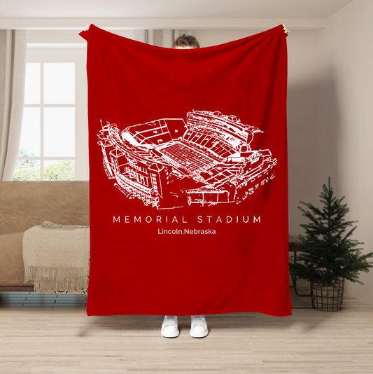 Memorial Stadium (Lincoln) - Nebraska Cornhuskers football, College Football Blanket