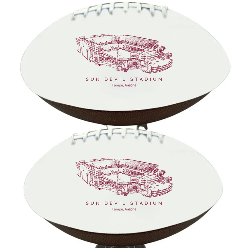 Mountain America Stadium - Arizona State Sun Devils football, Stipple Art College Football