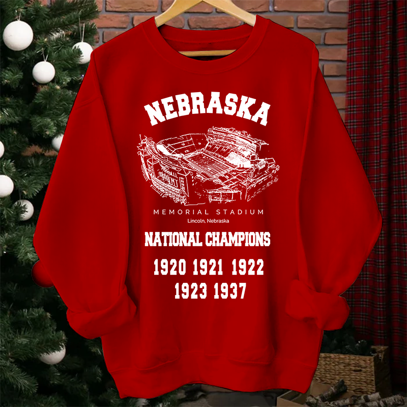 University of Nebraska Stadium Champion Unisex Crewneck Sweatshirt