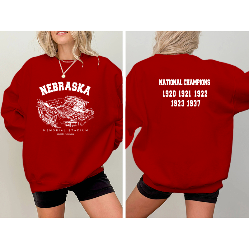 University of Nebraska Stadium Champion Unisex Crewneck Sweatshirt