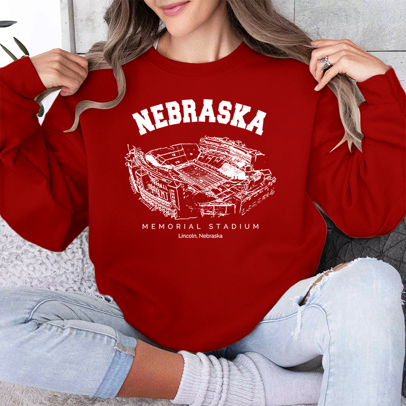 University of Nebraska Stadium Champion Unisex Crewneck Sweatshirt