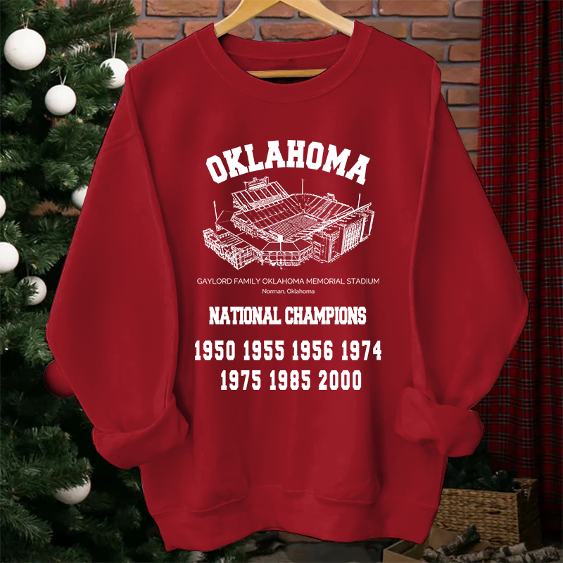 University of Oklahoma Stadium Champion Unisex Crewneck Sweatshirt