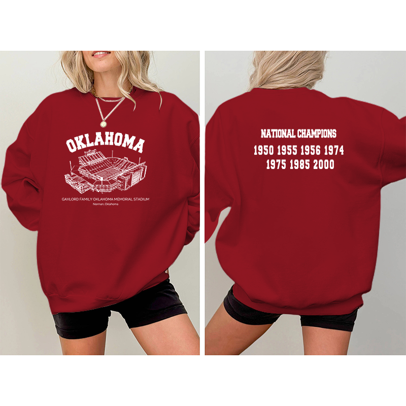 University of Oklahoma Stadium Champion Unisex Crewneck Sweatshirt