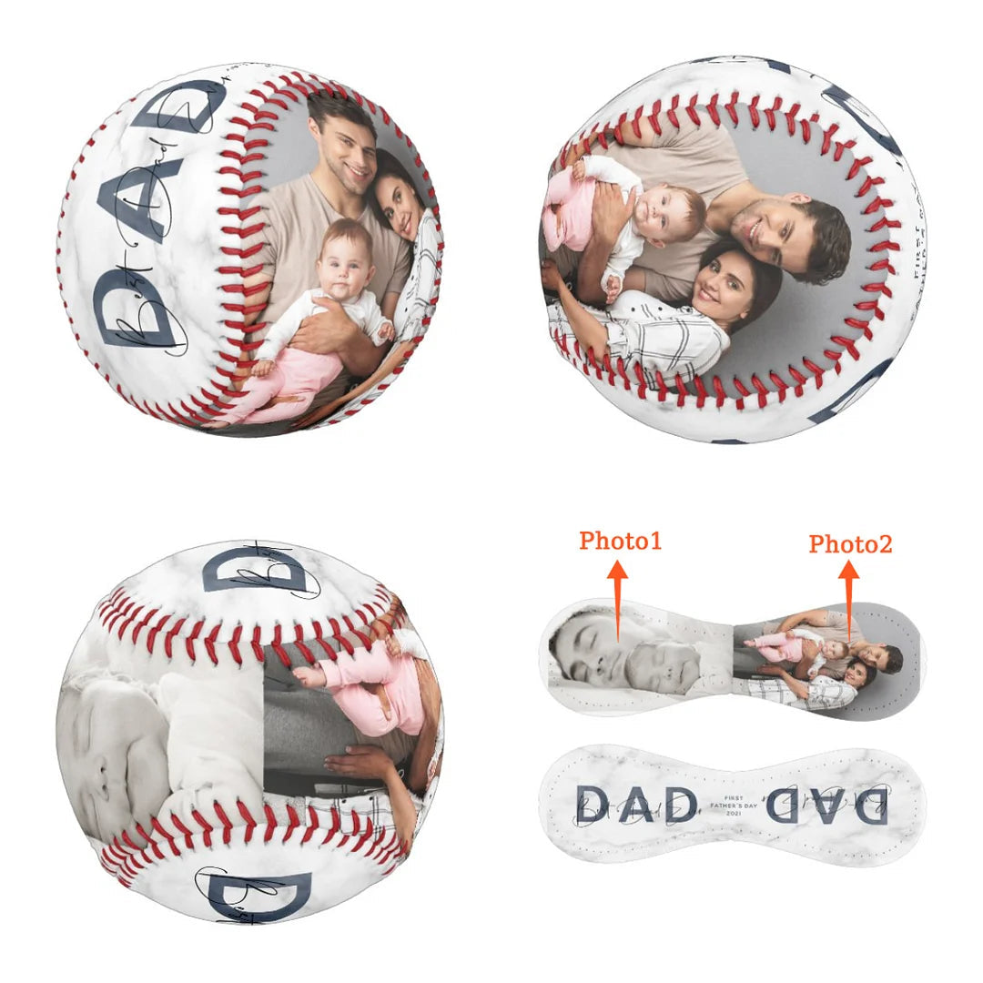 ⚾ Personalized Photo Baseball - Father's Day Baseball Gifts for Baseball Lovers