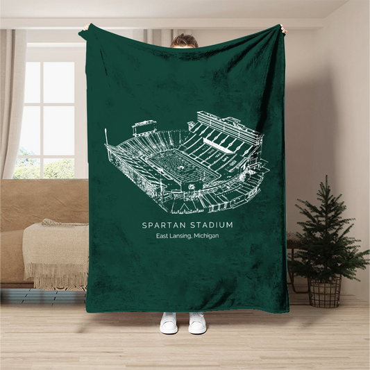 Spartan Stadium - Michigan State Spartans football,College Football Blanket