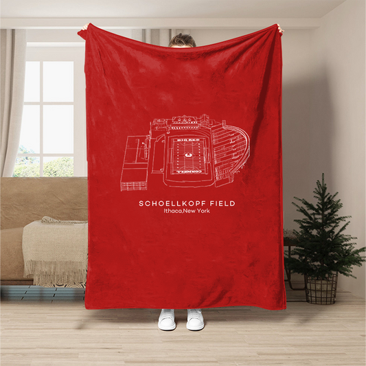 Schoellkopf Field-Cornell Big Red football,College Football Blanket