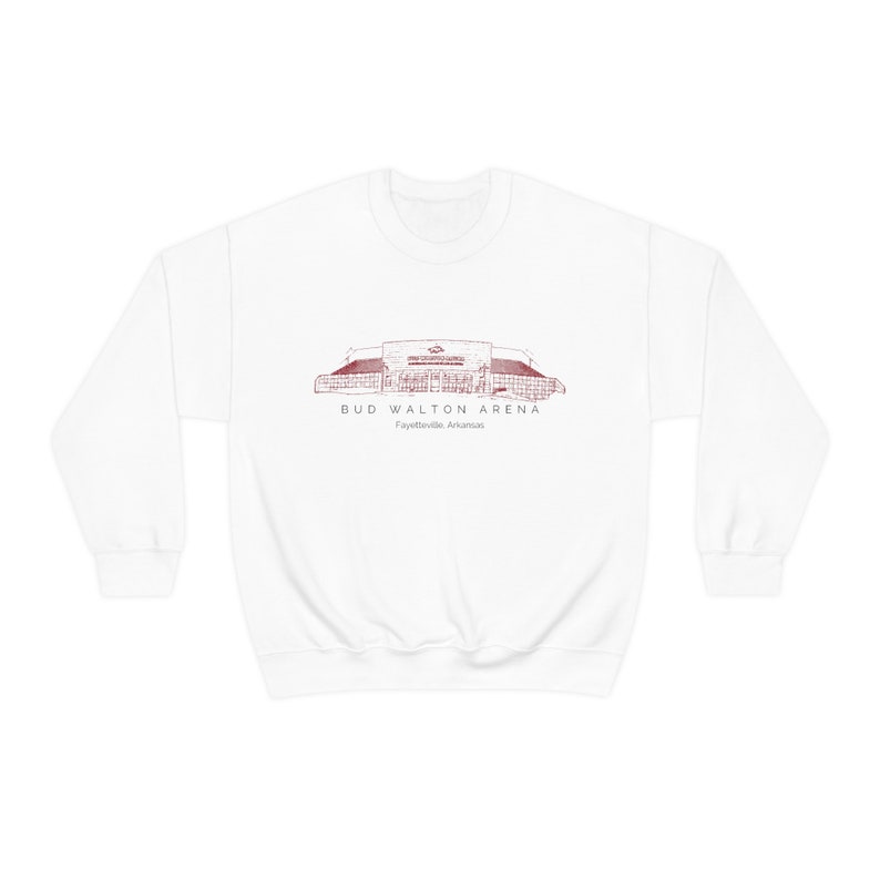 Bud Walton Arena - University of Arkansas Stadium Unisex Crewneck Sweatshirt