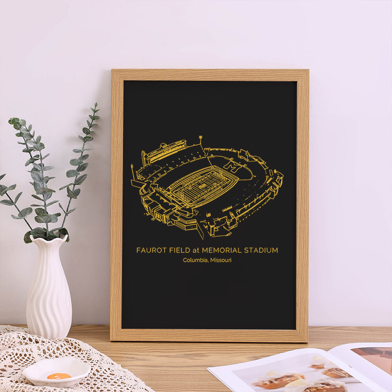 Faurot Field at Memorial Stadium - Missouri Tigers football, College Football Frame