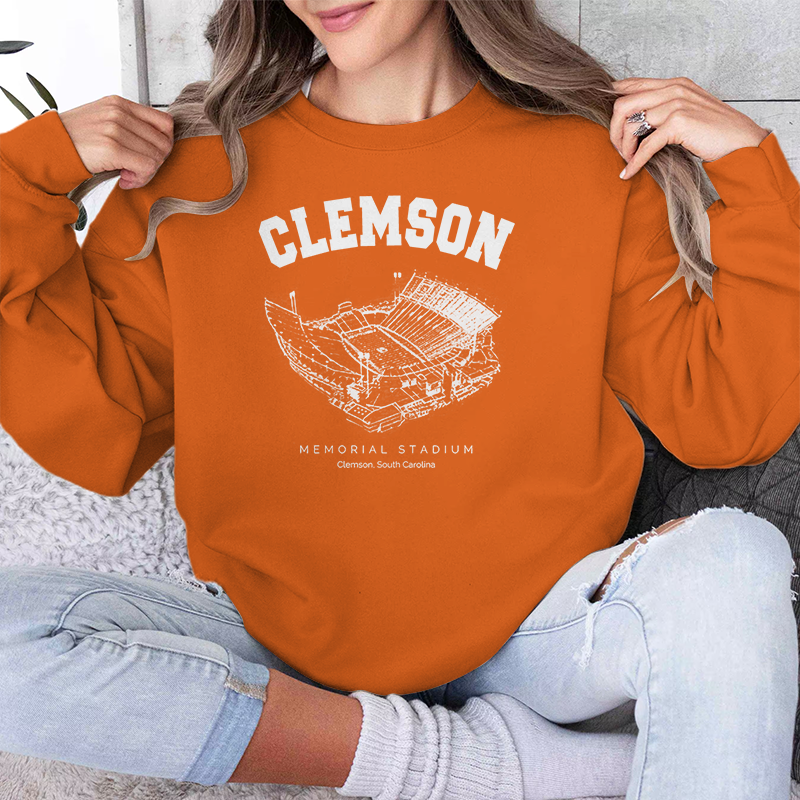 Clemson Tigers Stadium Champion Unisex Crewneck Sweatshirt