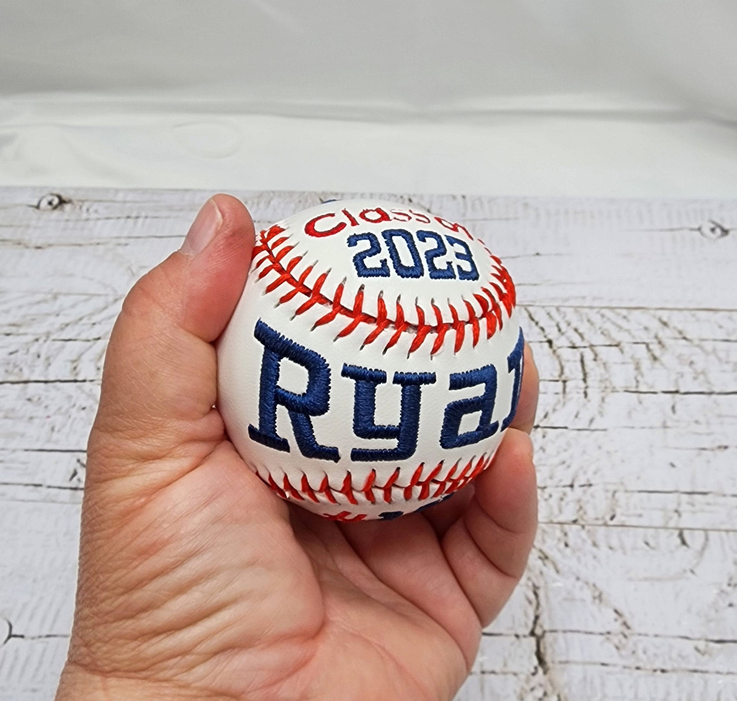 Father's Day Gift//Custom Personalized Embroidered Baseball // Baseball Gift // Keepsake ball // Graduation Gift// Memorabilia