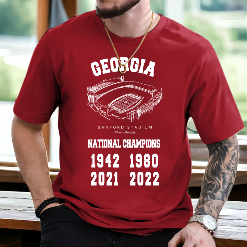 Georgia Bulldogs Stadium Champion Unisex Crewneck Sweatshirt