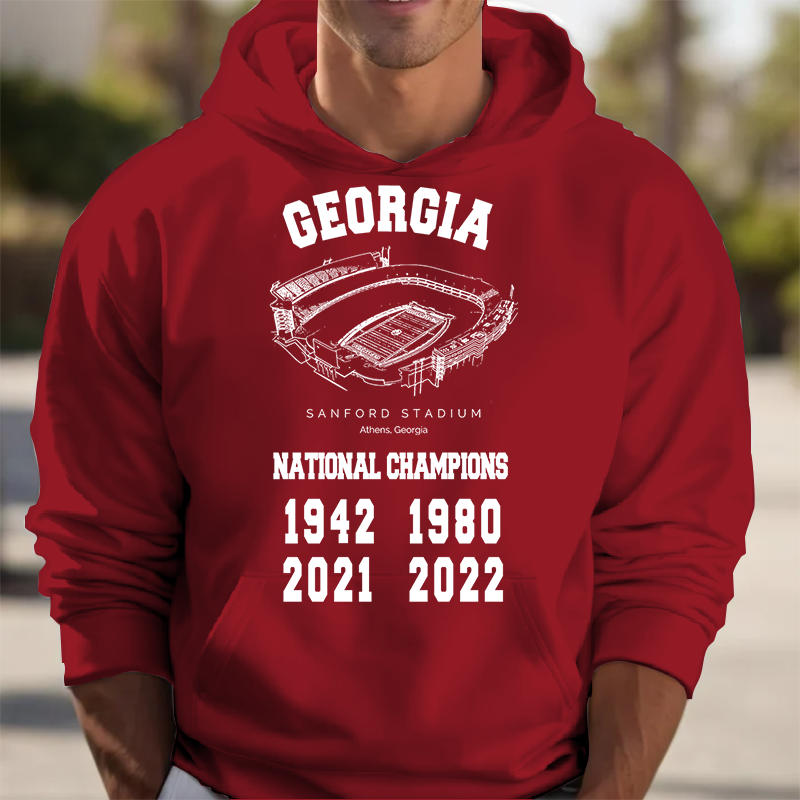 Georgia Bulldogs Stadium Champion Unisex Crewneck Sweatshirt