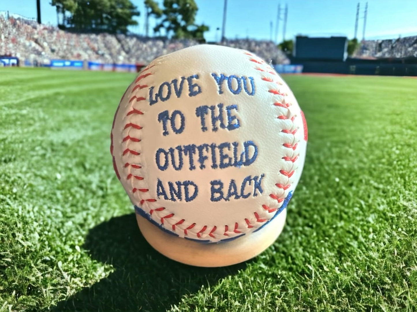 Custom Personalized Embroidered Baseball//Father's Day Gift