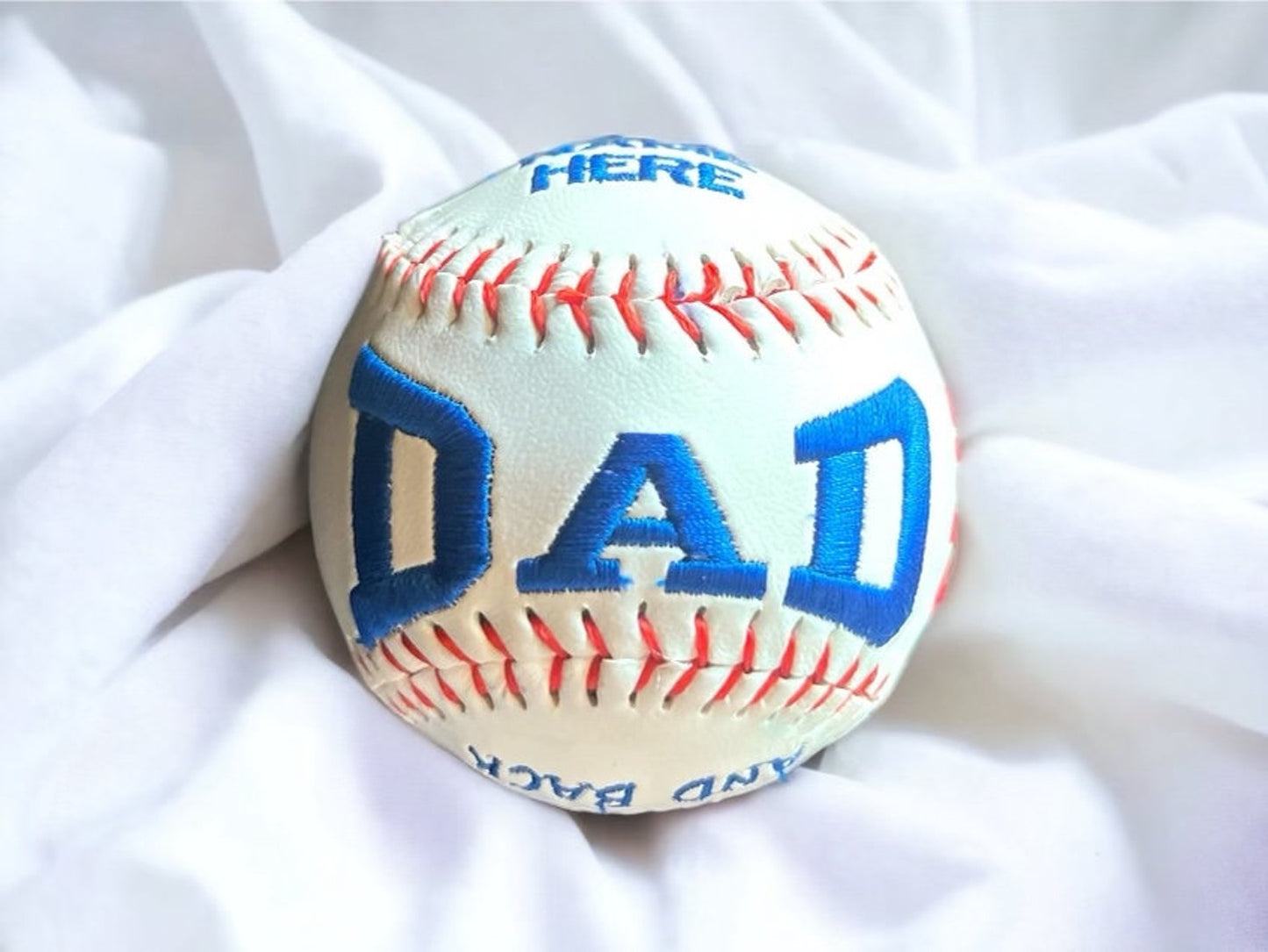 Father's Day Gift//Custom Personalized Embroidered Baseball // Baseball Gift // Keepsake ball // Graduation Gift// Memorabilia