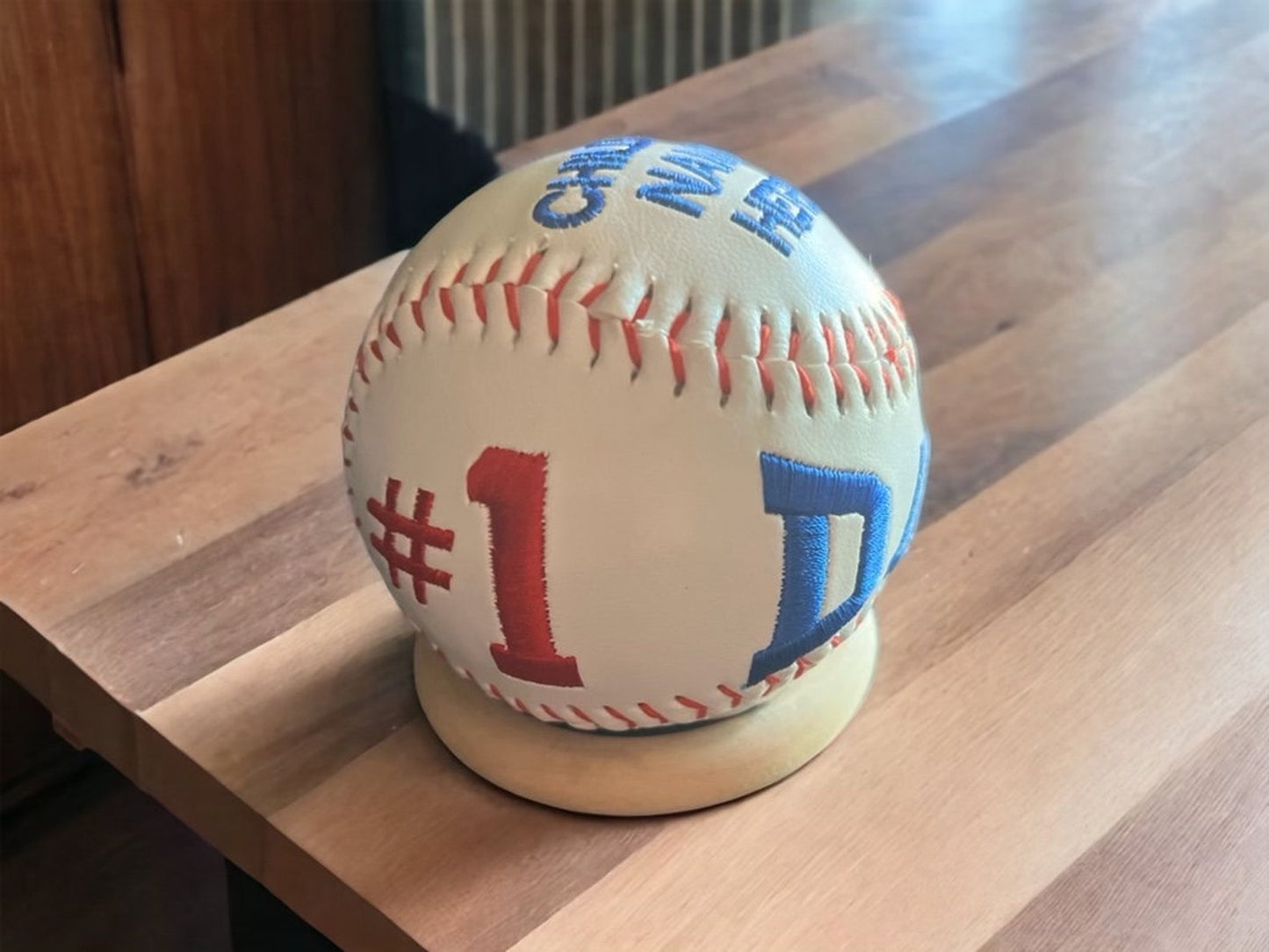 Father's Day Gift//Custom Personalized Embroidered Baseball // Baseball Gift // Keepsake ball // Graduation Gift// Memorabilia